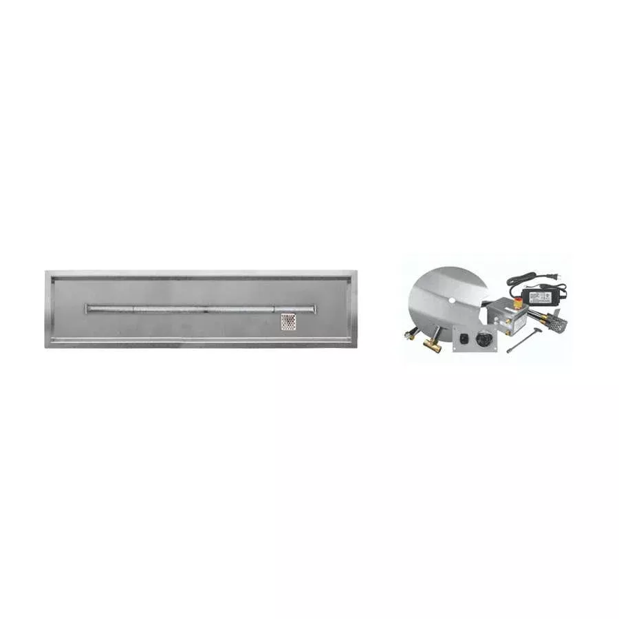 Firegear AWS Linear Drop-In 48 x 6 Propane T-Burner System - LOF-4806TAWS-P