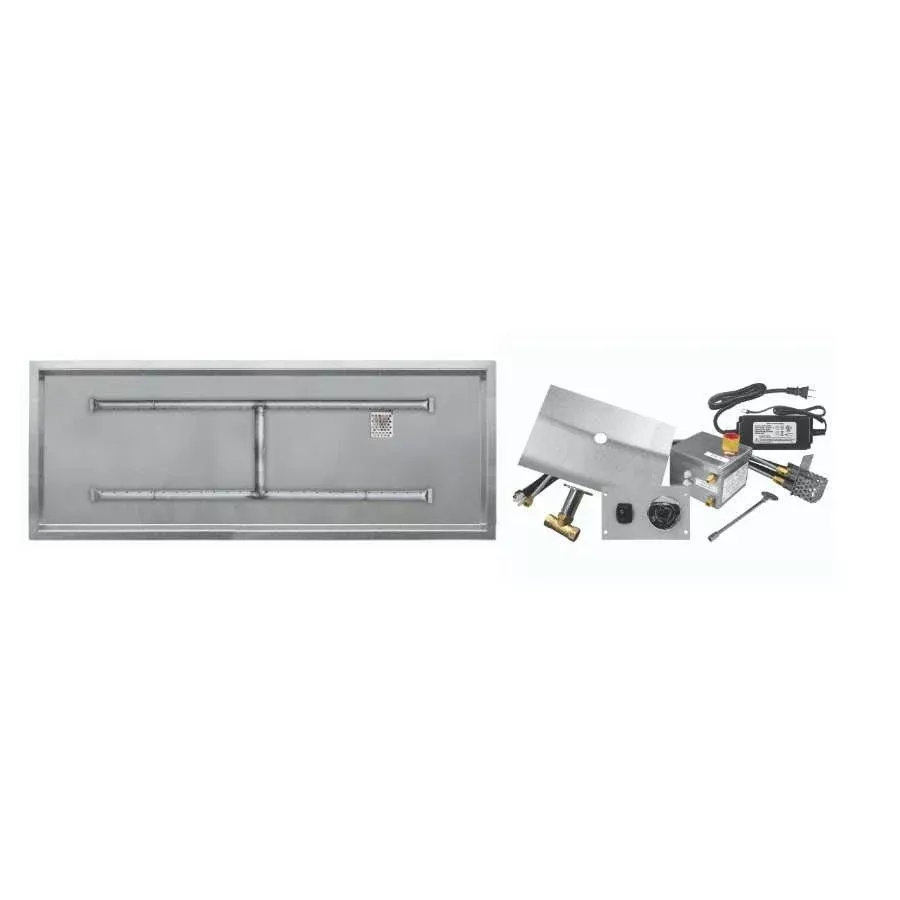 Firegear LOF-6016HAWS-P AWS Linear Drop-In Propane 60 x 16-inch Fire Pit H Burner System