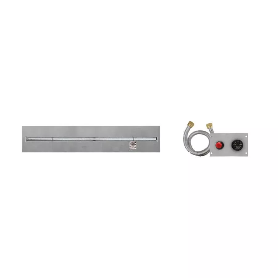 Firegear LOF-7208FTTPSI-P TPSI Linear Flat Propane 72 x 8-inch Fire Pit T Burner System