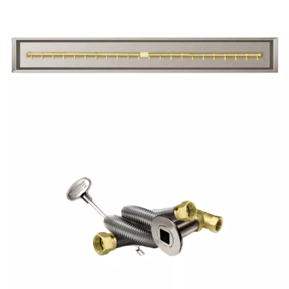 Firegear Match Throw Linear Drop-In 72 x 6 Propane Pro T-Burner System - LOF-7206PS68TMT-P