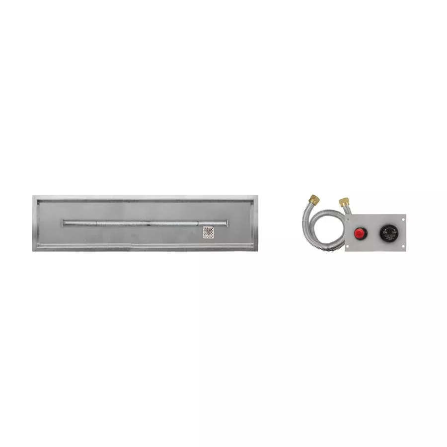 Firegear TPSI Linear Drop-In 60 x 6 Natural Gas T-Burner System - LOF-6006TTPSI-N