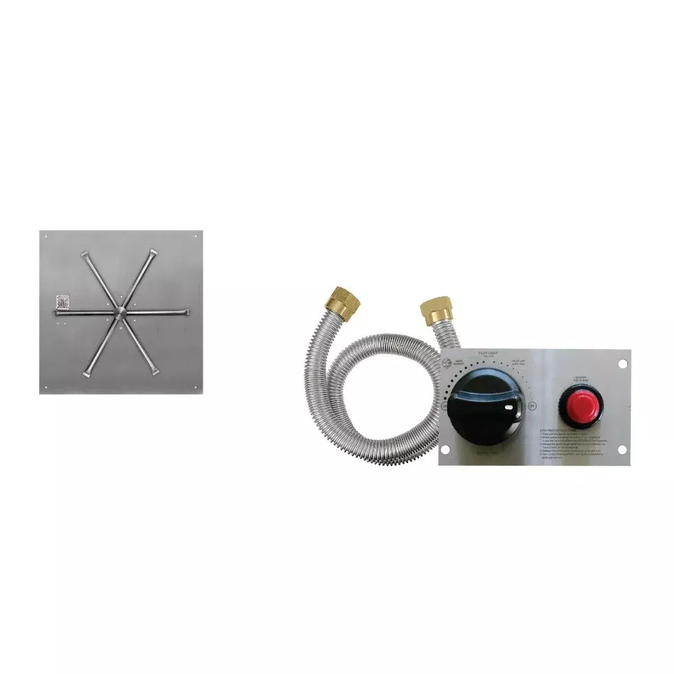 Firegear TPSI Square Flat 30-Inch Propane Burner System - FPB-30SFBS22TPSI-P