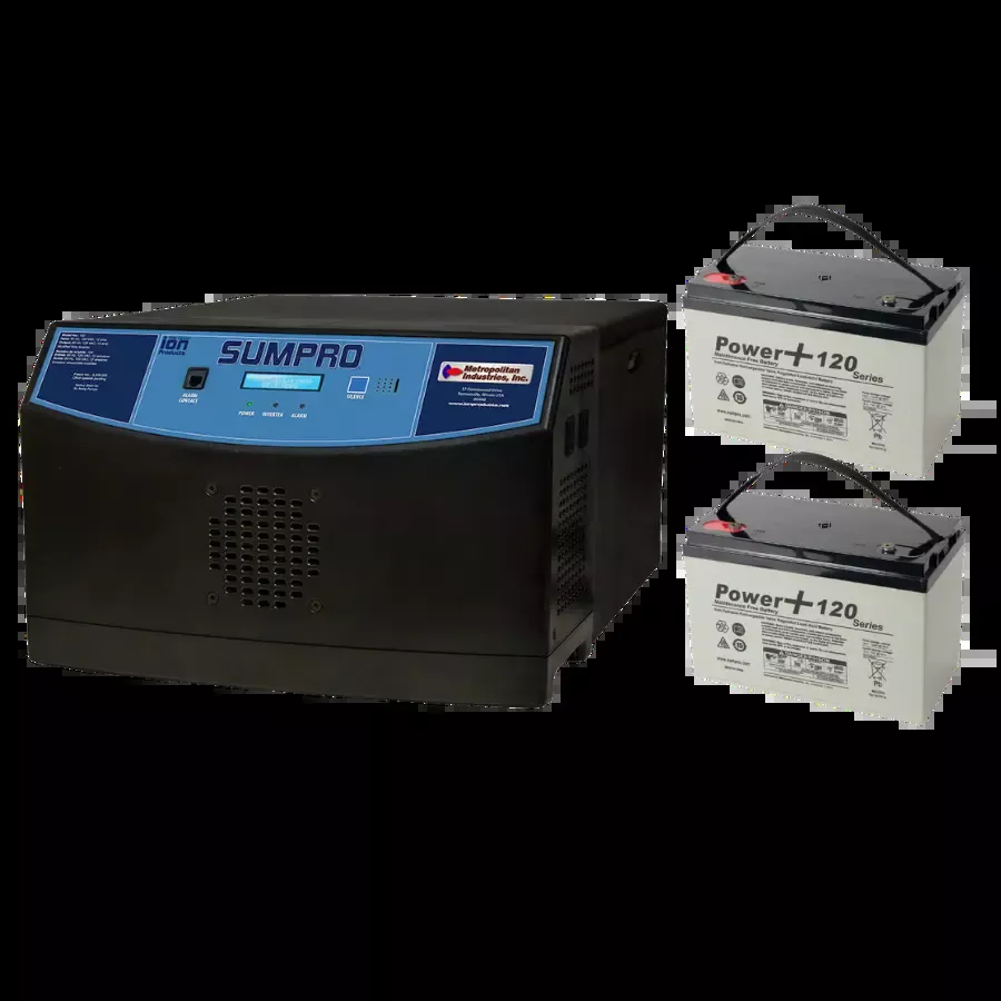 (Sumpro 100) (Batteries Included) Sumpro Sump Pump Backup System