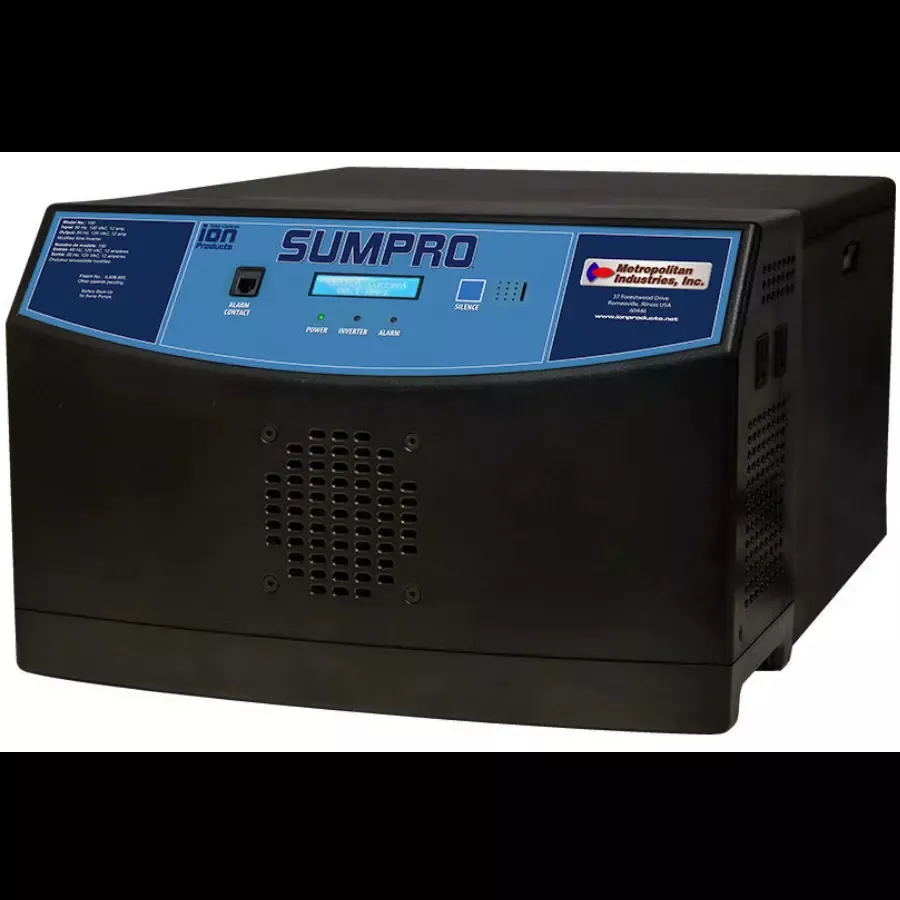 (Sumpro 100) (No Batteries - Backup Unit Only) | Sumpro Battery Backup Protection For Sump Pumps